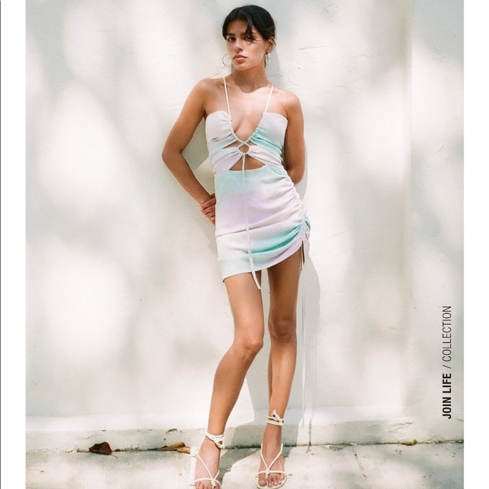 NWT Zara Satin Effect Dress